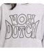 Sweat à capuche femme relax fit avec imprimé Puff et Strass Chain Vondutch-2