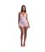 Ensemble Lingerie Motif/style Lacets Femme Rose Clair Skims-1