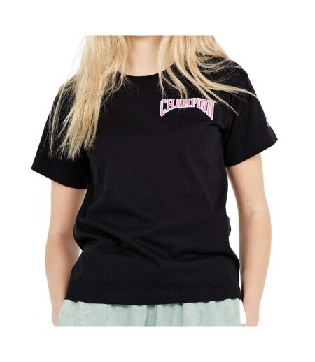 T-shirt Noir Femme Champion 114525 - S