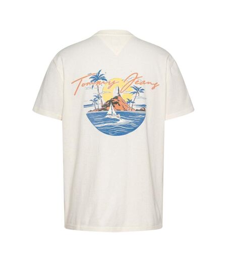T-shirt Motif/style Scène De Voile Homme Blanc Cassé Tommy Jeans
