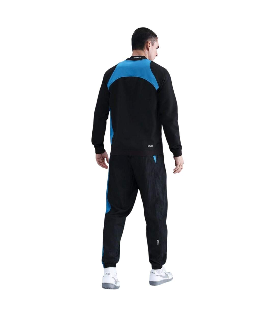 Sweat Manches Longues Entraînement Third Adulte Noir Bleu Nike-4