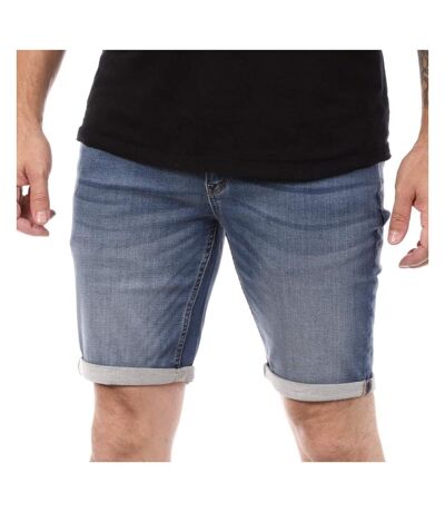 Short en Jean Bleu Clair Homme Schott Luca - 3XL