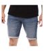 Short en Jean Bleu Clair Homme Schott Luca - 3XL