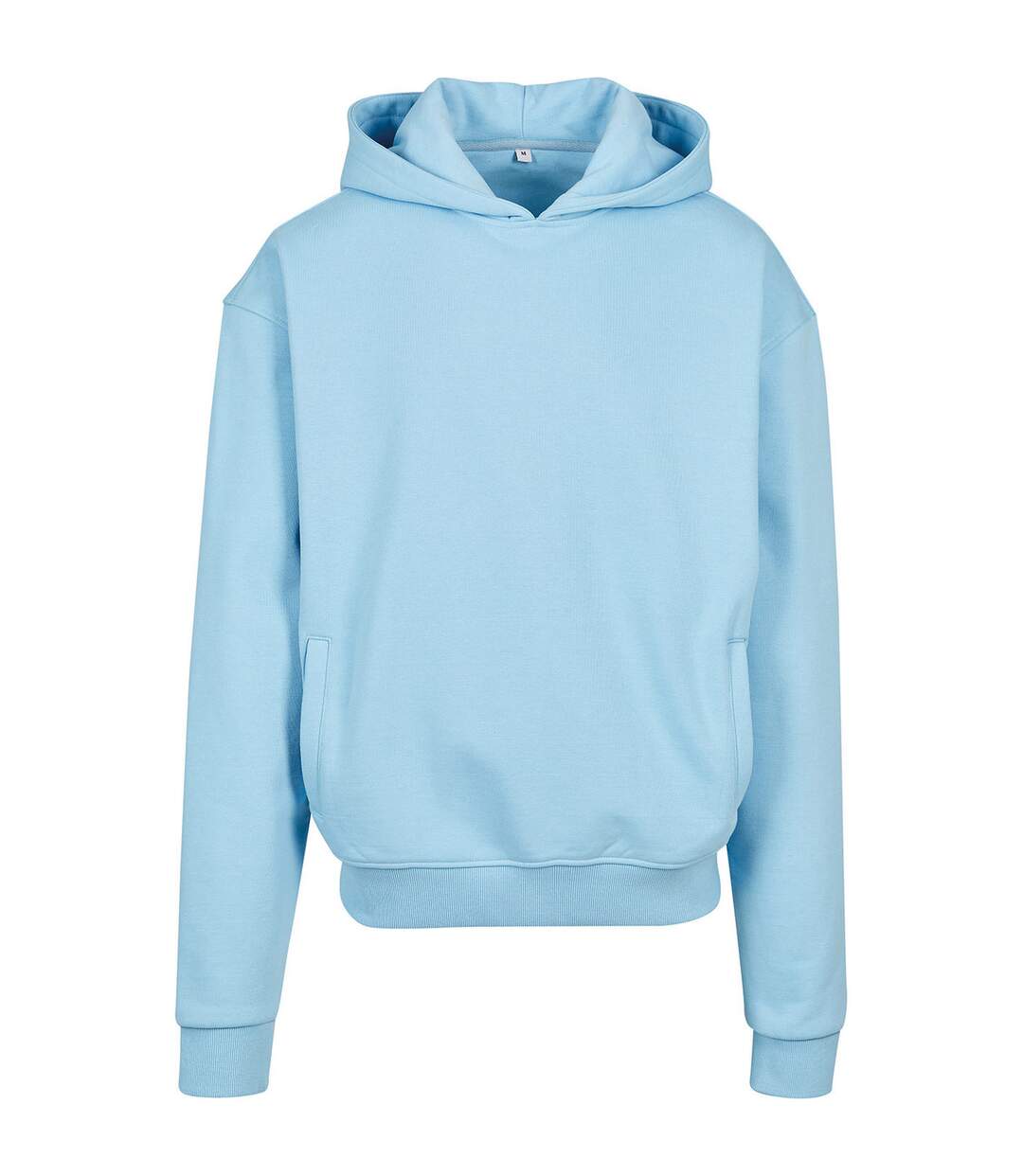 Sweat à capuche homme bleu baltique Build Your Brand-1