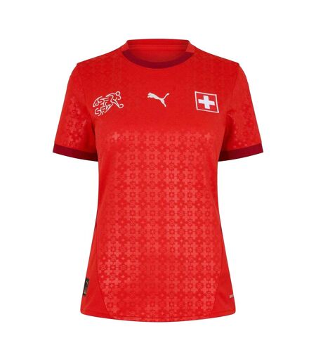Maillot Domicile Motif/style Puma Femme Rouge Switzerland