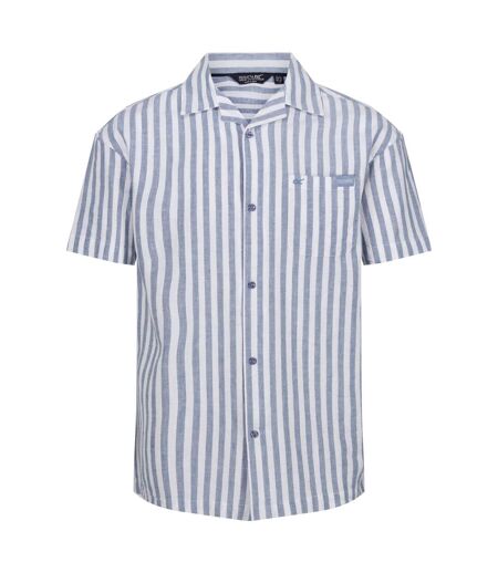 Chemise shorebay homme bleu de gris / blanc Regatta