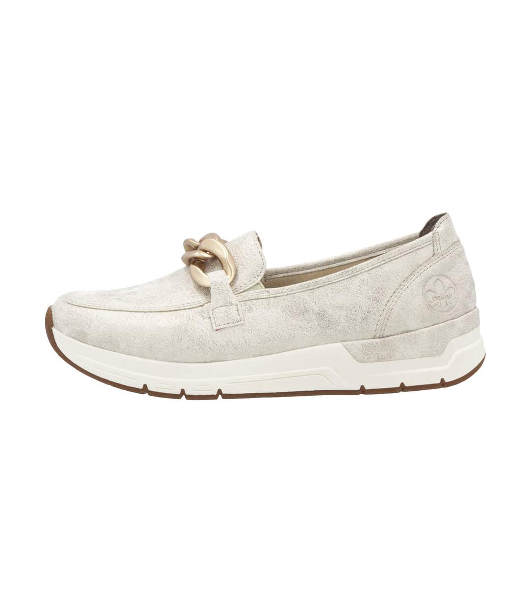 Mocassin Cuir Rieker Sheepsuede-1