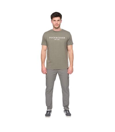 T-shirt Chamata Homme Vert Ardoise Duck And Cover