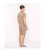 Mens Medford Pintuck Everyday Polo And Shorts Set Taupe Duck And Cover-3