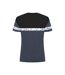 Womens/ladies Progression Hi-vis T-shirt Navy Black Projob-2