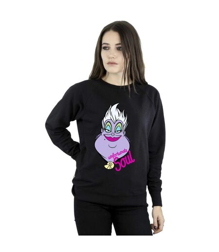 Disney Sweatshirt Femmes/Dames Villains Ursula Unfortunate Soul (Noir) - UTBI42381