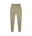 Mens Side Stripe Slim Sweatpants Khaki Green Lacoste-1
