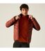 Mens Leedre Hybrid Jacket Burnt Henna Black Regatta-1