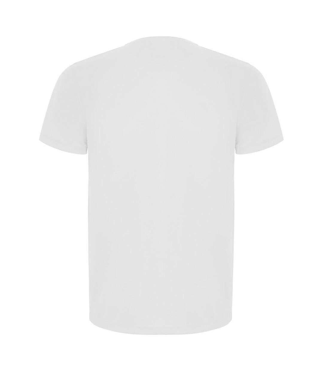Mens Imola Short-sleeved Sports T-shirt White Roly-2