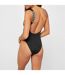 Maillot De Bain 1 Pièce Motif/style Logo Femme Noir Calvin Klein-3