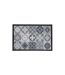 Tapis Déco à Motifs Carreaux Ciment 40x60cm Gris-1