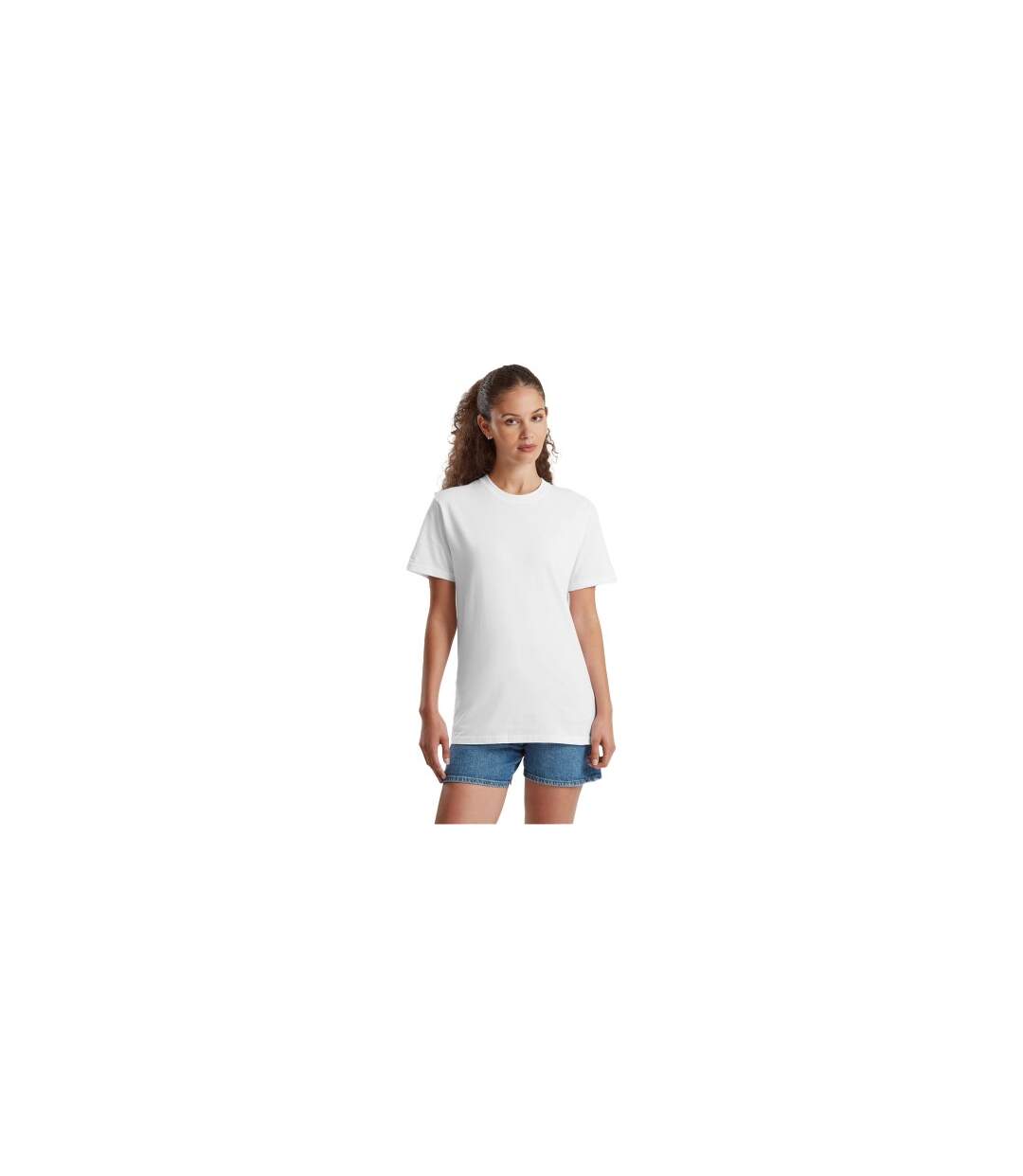 Unisex Adult Pure Cotton T-shirt White Fruit Of The Loom-1