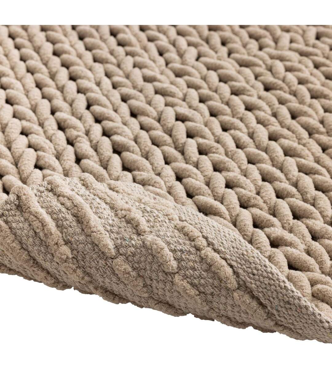 Tapis de Bain en Chenille Ariel 50x80cm Sable-4