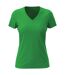 Womens/ladies Classic V Neck Tee Kelly Green Stedman-1