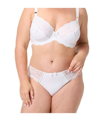 Culotte grande taille blanche Louange