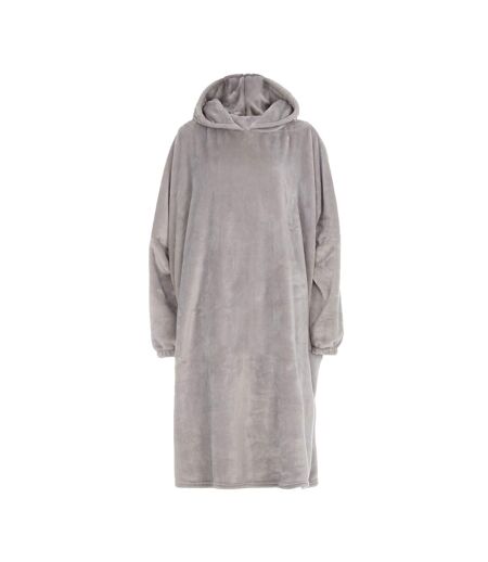 Ladies Sherpa Fleece Hooded Poncho | Snuggle Oversized Wearable Blanket Hoodie