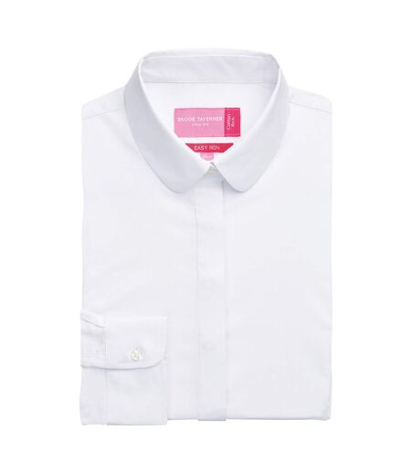 Chemise manches longues femmes blanc Brook