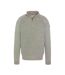 Pull 1/4 zip gris homme schott plali-1