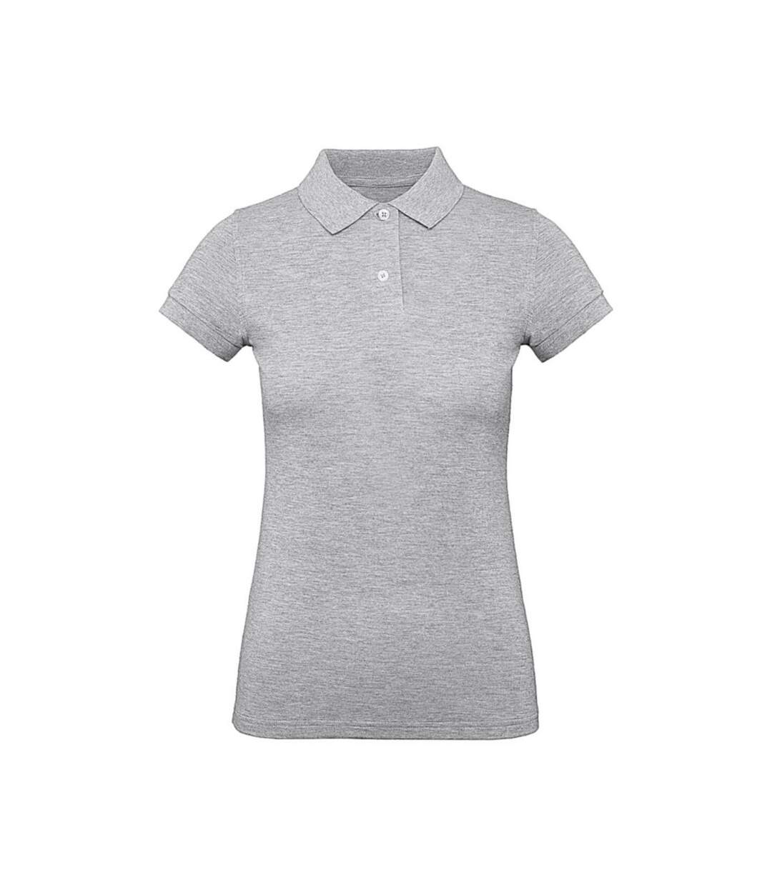 Polo Inspire Femme Gris Chiné B&C-1