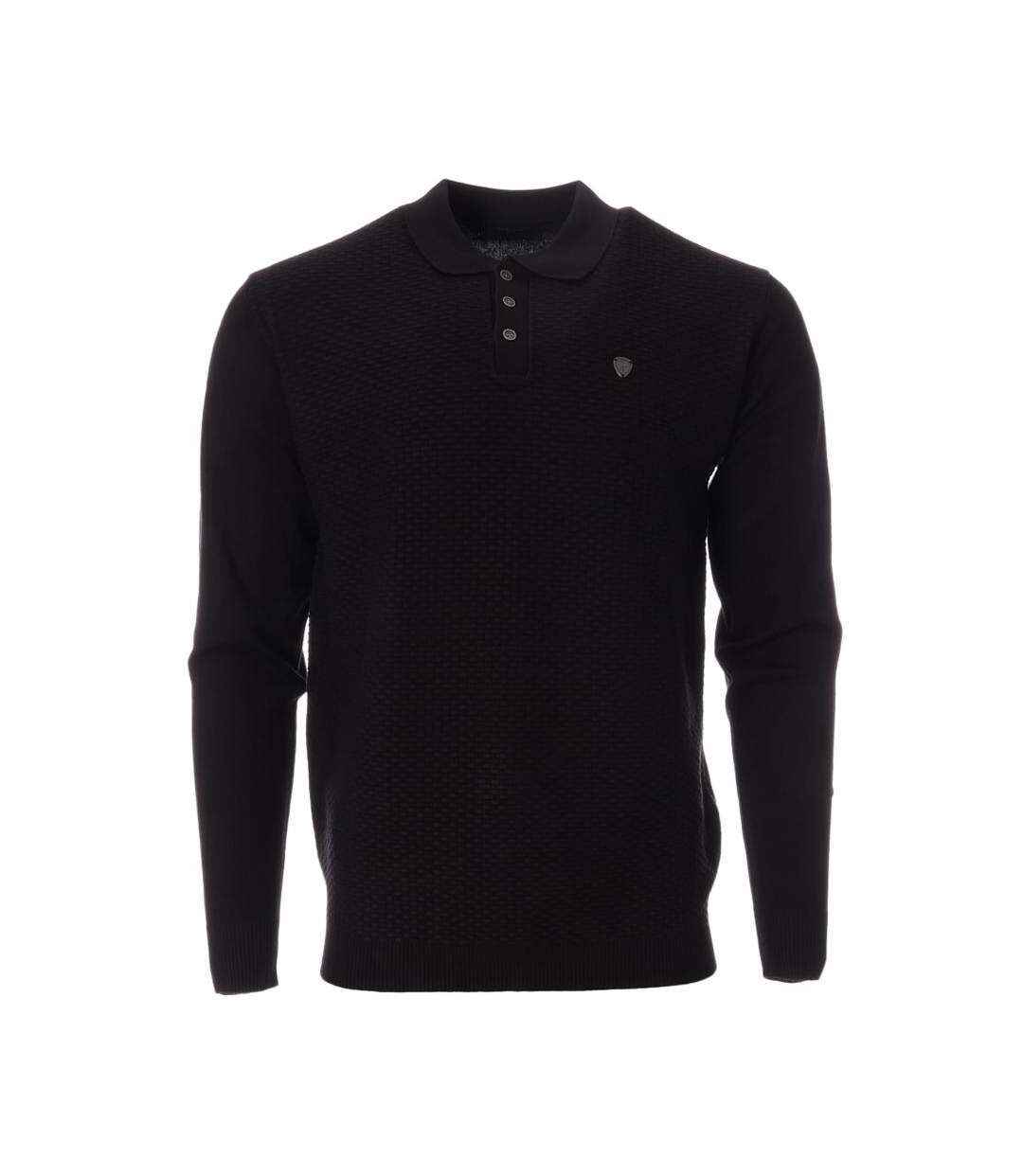 Polo Noir Homme RMS26 91230 - L-1