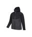 Mens Verge Extreme Waterproof Jacket Black Mountain Warehouse-4