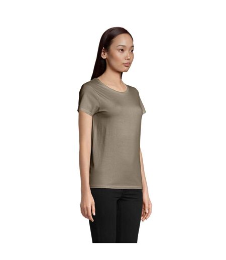 T-shirt Pioneer Femme Vert Kaki SOLS