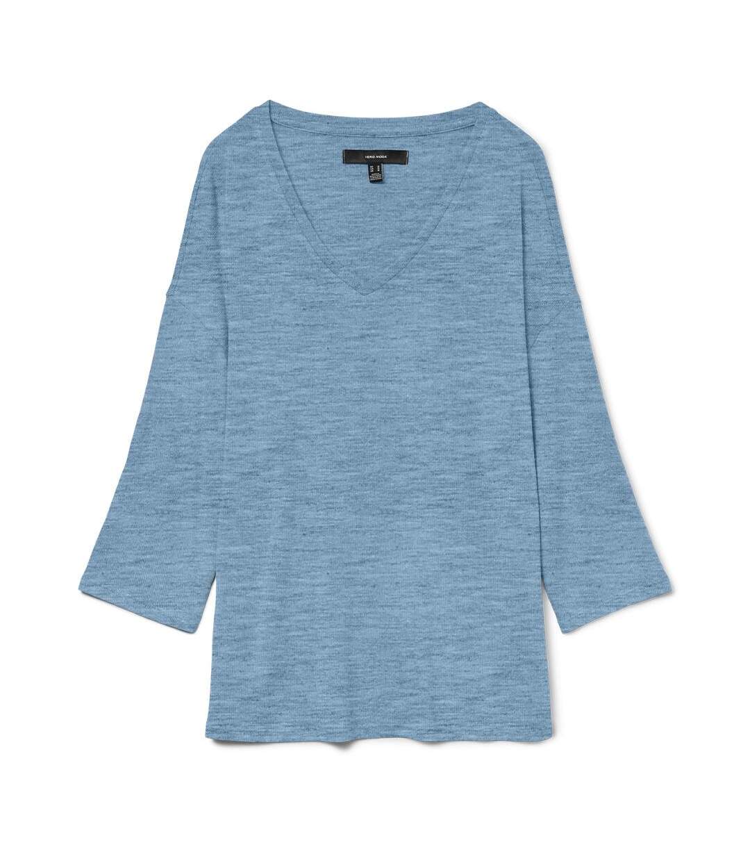 Pull bleu femme vero moda briannas-1
