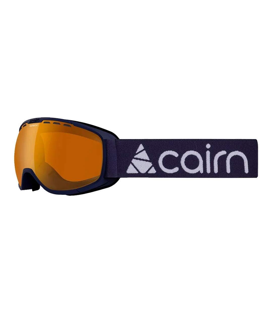Masque de ski marine/orange mixte cairn rainbow-1