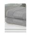 Rapport Windsor Towel (Pack of 2) (Silver) (One Size)