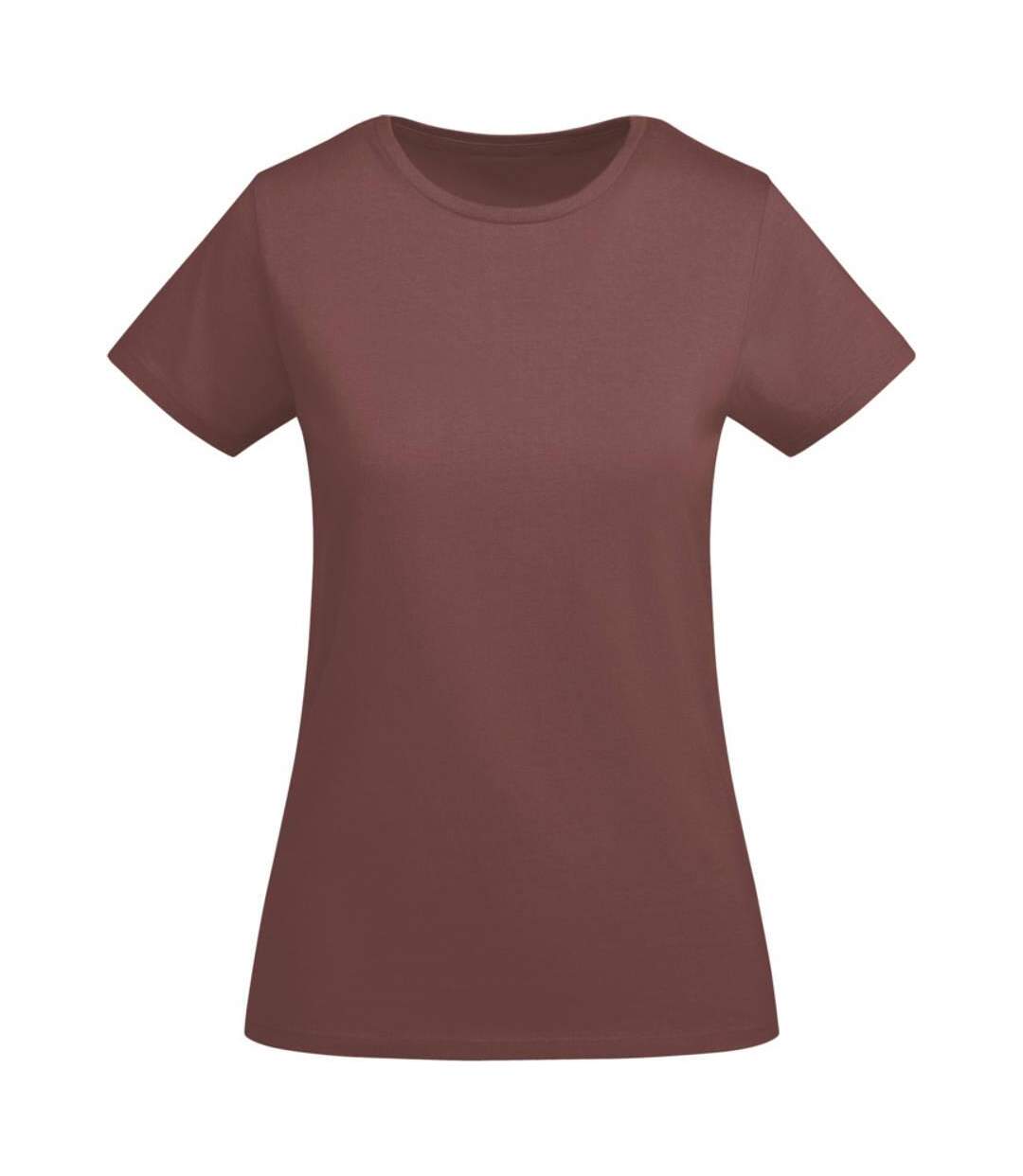 Womens/ladies Breda Short-sleeved T-shirt Pale Red Roly-1