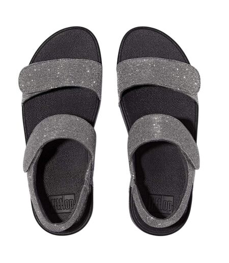Sandales Motif/style Ajustable Lulu Shimmerlux Femme Turquoise FitFlop
