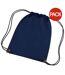 Lot De 2  Sac De Gym 11 Litres Taille Unique Bleu Marine Bagbase-1