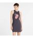 Amplified Womens/Ladies Autographs The Rolling Stones Slim Sleeveless Dress (Charcoal) - UTGD1123