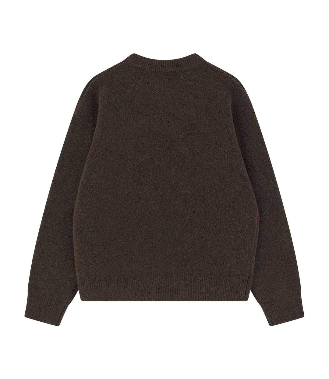 Pull Homme Marron Couture-3