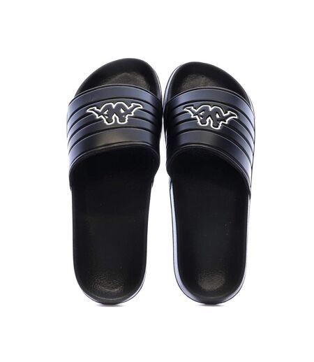 Claquettes noires homme kappa sarty - 40
