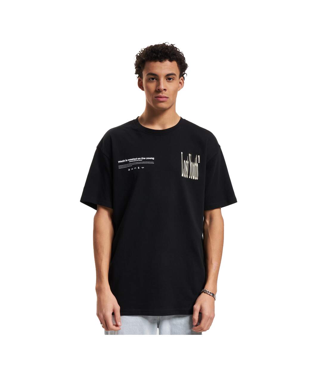 Mens Icon V.1 T-shirt Black Lost Youth-1
