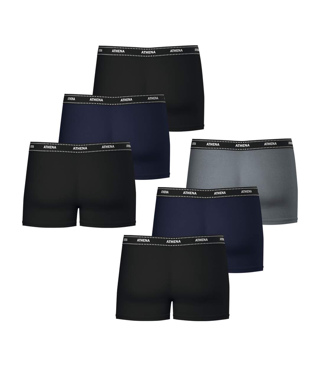 Lot de 6 boxers homme Duo Essentiel Athena-3