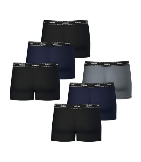 Lot de 6 boxers homme Duo Essentiel Athena