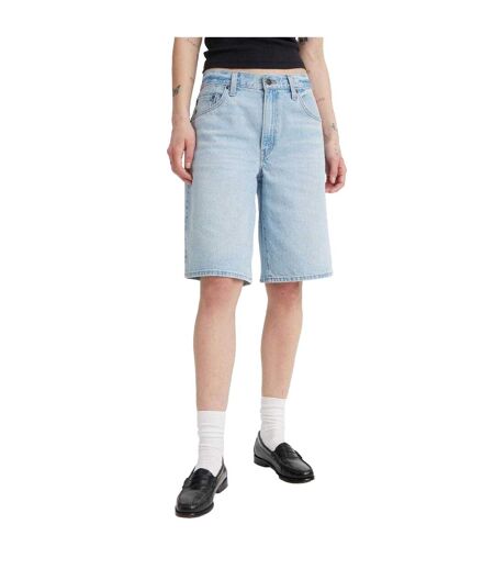 Short Femme Bleu Denim Levis