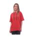 Womens/ladies multicord t-shirt red Ambush-1