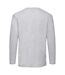 Fruit of the Loom Mens Valueweight Heather Long-Sleeved T-Shirt (Heather Grey) - UTRW9718