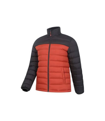 Mens vista padded jacket burnt orange Mountain Warehouse