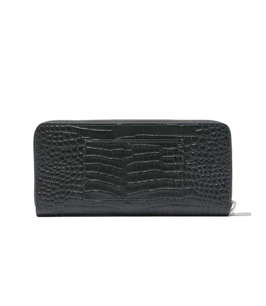Portefeuille noir femme lacoste chantaco-2