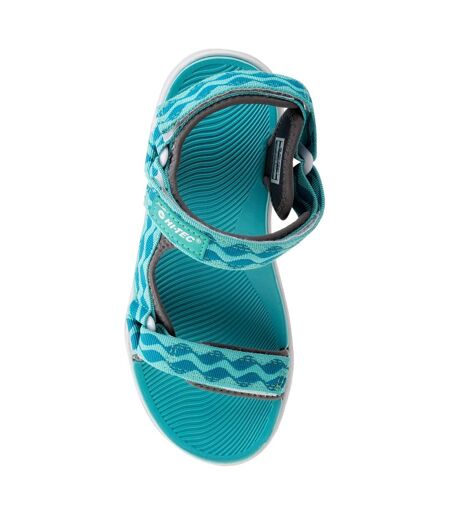 Sandales Hanary Femme Gris Turquoise Clair Hi-Tec