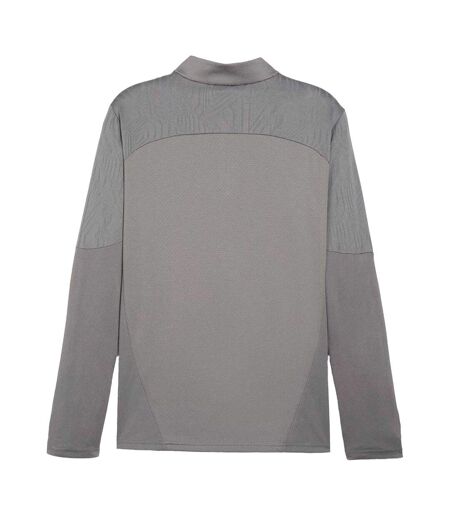 Mens Teamfinal Quarter Zip Training Track Top Grey Puma
